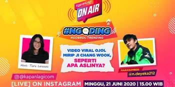 Live Bareng Deyeka, Abang Ojol Mirip Ji Chang Wook