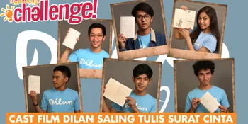 Lucu! Simak Serunya Saat Pemeran Film 'DILAN 1990' Bikin Surat Cinta
