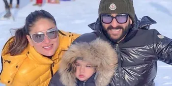Lucunya Taimur Kala Ikut Kareena Kapoor dan Saif Ali Khan Nge-Gym