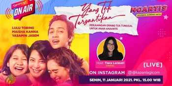 Lulu Tobing, Maisha Kanna dan Yasamin Jasem Ngartis di KapanLagi On Air