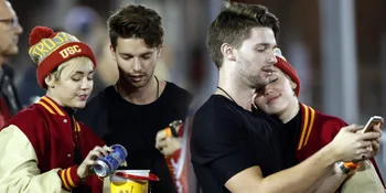 Mabuk Cinta, Miley Cyrus - Patrick Schwarzenegger Sangat Bahagia