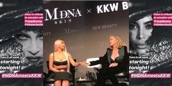 Madonna Gandeng Kim Kardashian Di Launching Skincarenya