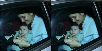 Main Bunga di Padang Rumput, Taimur Anak Kareena Super Nggemesin!