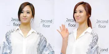 Makin Cantik, Yuri SNSD Sapa Fans di Pesta Setelah Kabar Pacaran