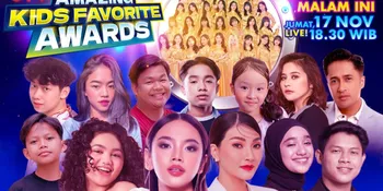 Malam Ini! Siap-Siap Bertemu Idola Kamu Di Malam Penghargaan Ikon Favorit Pilihan Di Amazing Kids Favorite Awards