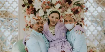 Manisnya Margin Wieheerm Digendong Dua 'Superhero-nya' di Acara Siraman