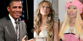 Mariah Carey - Nicki Minaj Berseteru, Barack Obama Turun Tangan