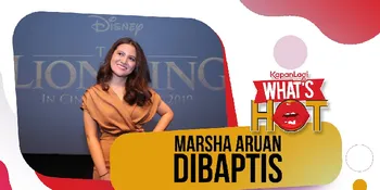Marsha Aruan Dibaptis, Penuh Syukur - Siap Jalani Hari Baru