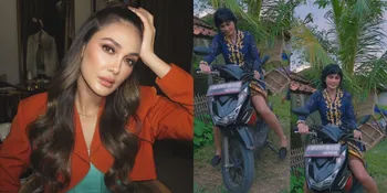 Masih Berdandan ala Suzzanna, Begini Momen Luna Maya Kendarai Motor yang Aksinya Langsung Jadi Sorotan