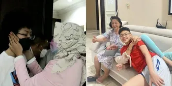 Masih Kangen,  7 Potret Keanu Massaid yang Nempel Terus Sama Angelina Sondakh