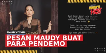 Maudy Ayunda Soroti Demo, Beri Pesan Menyentuh untuk Para Pendemo
