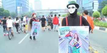 Mawar 'LOVE YOU LOVE YOU NOT' Bikin Bundaran HI Penuh Cinta!