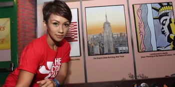 Melanie Putria Ikut Marathon Karena Almarhum Ayah