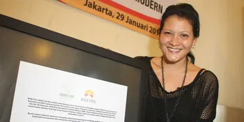 Melanie Subono Didaulat Jadi Duta Anti Perbudakan