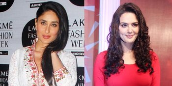 Melenggang di Bandara, Kareena Adu Cantik Dengan Preity Zinta