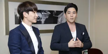 Mengintip Lebih Dekat Kedatangan Leeteuk &#38; Kangin Suju di Jakarta