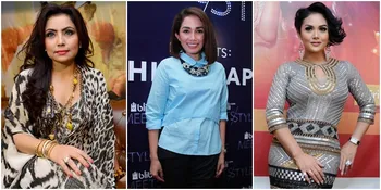 Merah Mewah! Gaya Kompak Gank Sosialita Ussy, KD dan Mayangsari