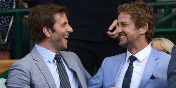 'Mesra' Dengan Gerard Butler, Bradley Cooper Sampai Abaikan Pacar