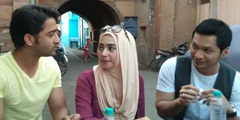 Mesranya, Shaheer Sheikh Gendong Nabila Syakieb di Taj Mahal
