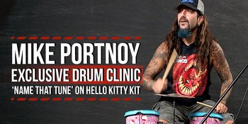 Metal Unyu, Mike Portnoy Main Musik Pakai Drumset Hello Kitty