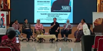 Mieke Amalia dan Chika Waode Cerita Soal KDRT di Diskusi dan Preview Film "Suamiku, Lukaku" di Kampus UBK