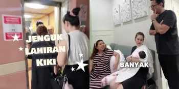 Momen Ayu Ting Ting dan Pemain &#8220;LAPOR PAK&#8221; Jenguk Kiky Saputri Usai Lahiran, Wajah Baby Kayya Bikin Gemas