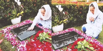 Diterpa Isu Hamil, Ini 7 Potret Bunga Citra Lestari Ziarah ke Makam Ashraf Sinclair - Bertepatan Anniv Pernikahan 14 Tahun