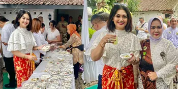 Momen Bella Saphira Jajali Kuliner Khas di Keraton Kasepuhan Cirebon, Foto Bareng Kanjeng Ratu