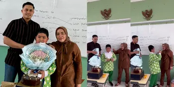 Momen Falhan Abssar Anak Nassar Rayakan Ultah di Sekolah, Dapat Buket Uang dari Ibu dan Ayah Sambung