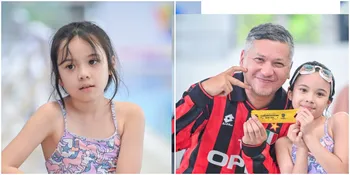 Momen Gading Marten Beri Dukungan untuk Gempita saat Ikut Lomba Renang, &#34;Proud Papa&#34;