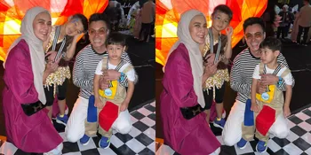 Momen Baim Wong dan Paula Verhoeven Hadir di Kelulusan Kiano dan Kenzo