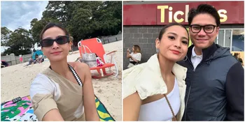 Momen Keseruan Keluarga Acha Septriasa Saat Menyambut Natal di Sydney