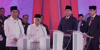 Momen Lucu di Debat Pilpres 2019, Prabowo Joget Sampai Santainya Ma'ruf Amin