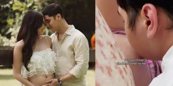 Momen Manis Al Ghazali Cium Perut Alyssa Daguise Yang Kian Besar, Sosok Ayah Terbaik Untuk Anaknya