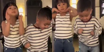 Momen Menggemaskan Rayyanza dan Nuna Anak Caca Tengker Joget Velocity, Ikuti Tren Bak Remaja