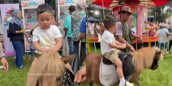 Momen Rayyanza Hadiri Ulang Tahun Azura, Asyik Berkuda