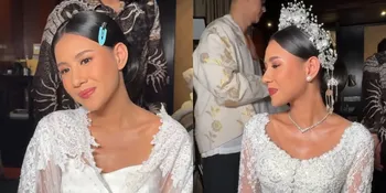 Momen saat Shenina Cinnamon Dirias Sebelum Akad Nikah, Tersenyum Puas Lihat Dirinya di Cermin - Merasa Cantik