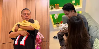 Momen Sule Gendong Cucu Pertamanya, Anak dari Rizky Febian dan Mahalini