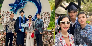 Momen Wisuda Marciano Nicholas Putra Bungsu Diah Permatasari, Ditemani Seluruh Anggota Keluarga