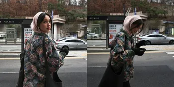Momen Yasmin Napper Nikmati Salju Pertama di Seoul, Tampilan Vintage dan Elegan jadi Sorotan