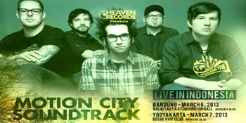Motion City Soundtrack Bakal Manggung 2 Kota di Indonesia