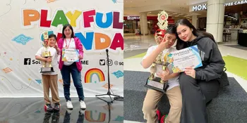 Muhammad Ali Putra Bungsu Mulan Jameela dan Ahmad Dhani Juara 1 Sempoa - Ditemani Sang Kakak Tiarani