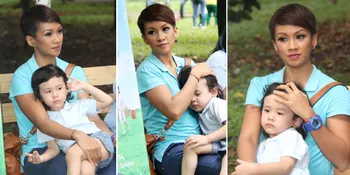 Nekad Sapih Anak, Melanie Putria Berurai Air Mata