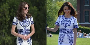 Ngefans Berat, Cewek Ini Tiru Gaya Berpakaian Kate Middleton