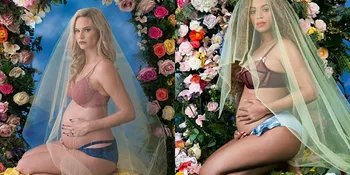 Ngefans berat, Meghan King Edmonds Tiru Foto Kehamilan Beyonce