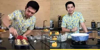 Nicky Tirta Bikin Bakwan UFO di Kapanlagi Buka Bareng, Bagi Tips Makanan Enak dengan Bahan Terbatas Buat Buka Puasa