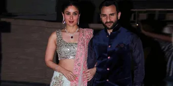 Nikmati Weekend Bareng, Kareena dan Saif Ali Pose Kece di Sawah