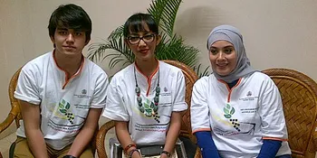 Nina Tamam, Elma Theana, Christ Lauren Jadi Duta Lingkungan Hidup