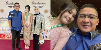 Okie Agustina dan Pasha Ungu Duduk Sebelahan - Tampil Kompak di Wisuda Anak Ketiga, Adelia Wilhelmina Tak Tampak