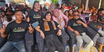Once Mekel Hadiri Hajatan Sawah Besar Multi Etnis 2023, Masyarakat Antusias
